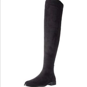 NWOT Vince Camuto over the knee black microsuede boots